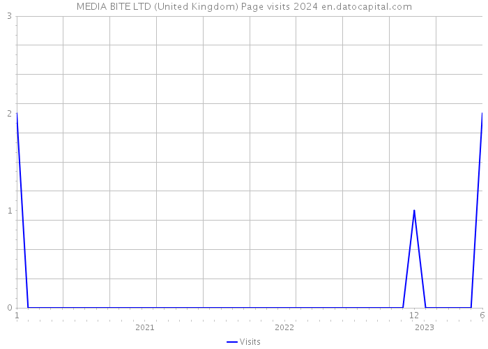 MEDIA BITE LTD (United Kingdom) Page visits 2024 