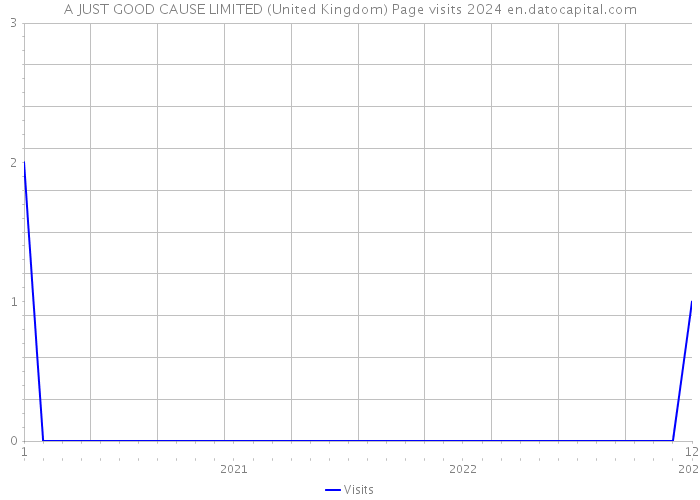 A JUST GOOD CAUSE LIMITED (United Kingdom) Page visits 2024 