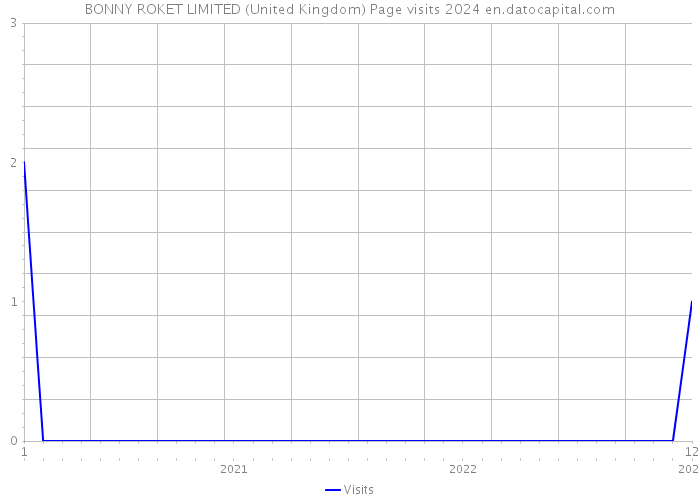 BONNY ROKET LIMITED (United Kingdom) Page visits 2024 