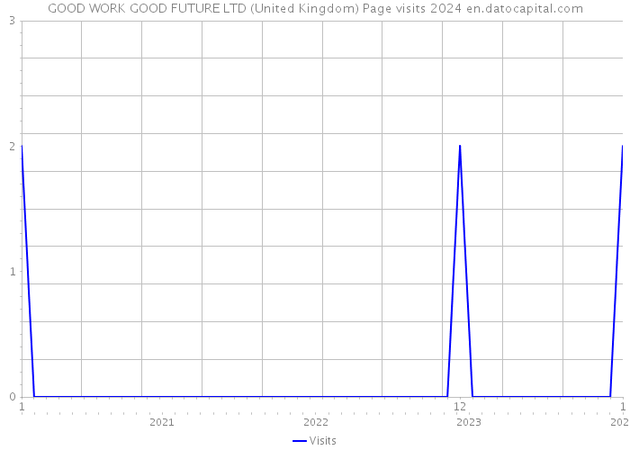 GOOD WORK GOOD FUTURE LTD (United Kingdom) Page visits 2024 