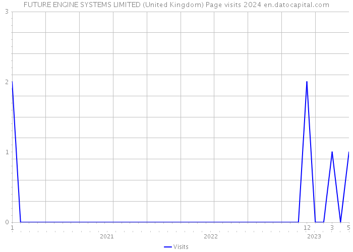 FUTURE ENGINE SYSTEMS LIMITED (United Kingdom) Page visits 2024 