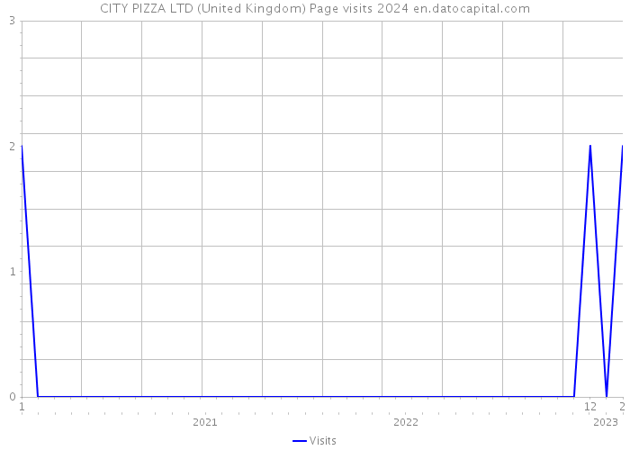 CITY PIZZA LTD (United Kingdom) Page visits 2024 