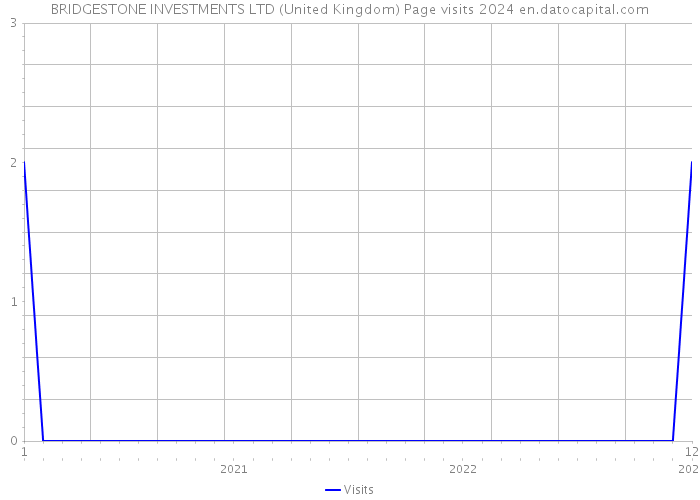 BRIDGESTONE INVESTMENTS LTD (United Kingdom) Page visits 2024 