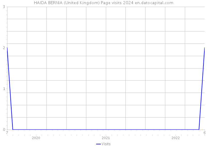 HAIDA BERNIA (United Kingdom) Page visits 2024 