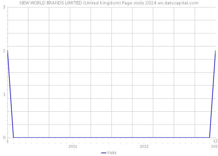 NEW WORLD BRANDS LIMITED (United Kingdom) Page visits 2024 