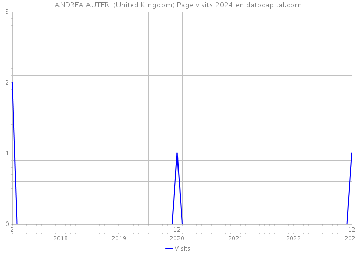 ANDREA AUTERI (United Kingdom) Page visits 2024 