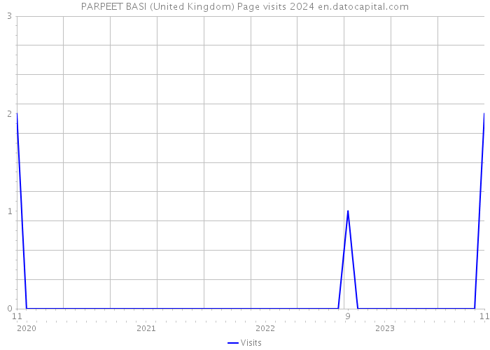 PARPEET BASI (United Kingdom) Page visits 2024 