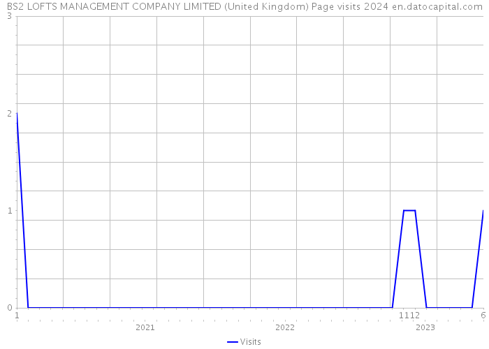 BS2 LOFTS MANAGEMENT COMPANY LIMITED (United Kingdom) Page visits 2024 