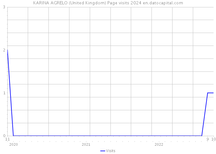 KARINA AGRELO (United Kingdom) Page visits 2024 