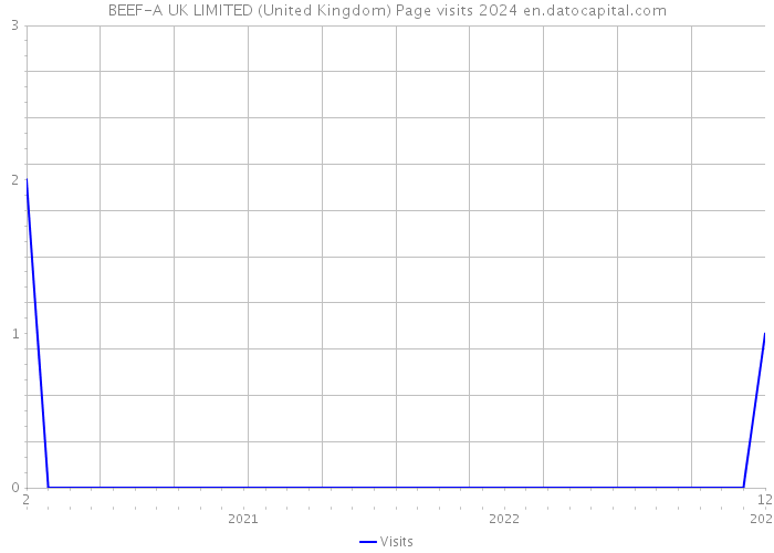 BEEF-A UK LIMITED (United Kingdom) Page visits 2024 