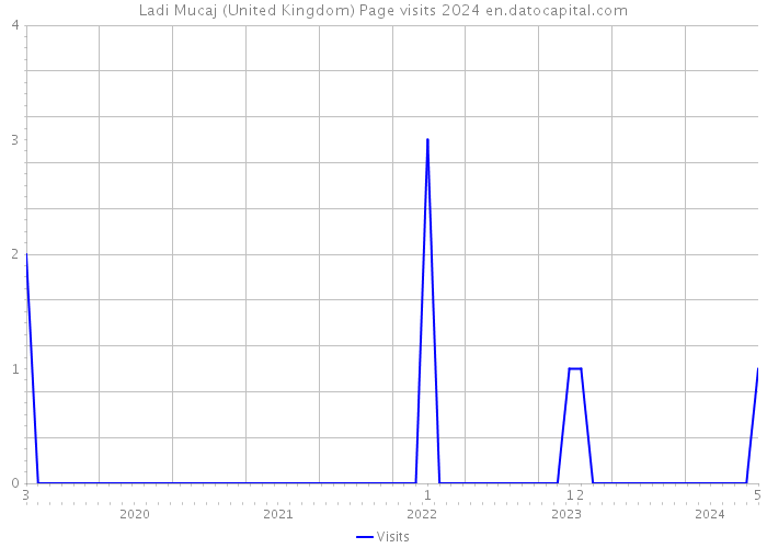 Ladi Mucaj (United Kingdom) Page visits 2024 