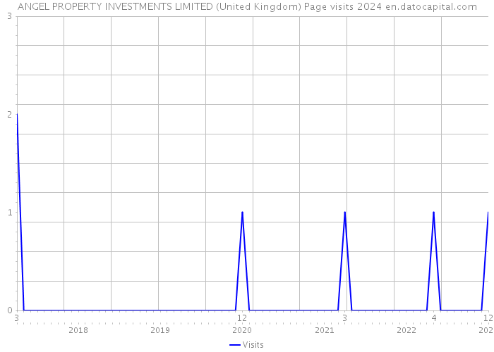 ANGEL PROPERTY INVESTMENTS LIMITED (United Kingdom) Page visits 2024 
