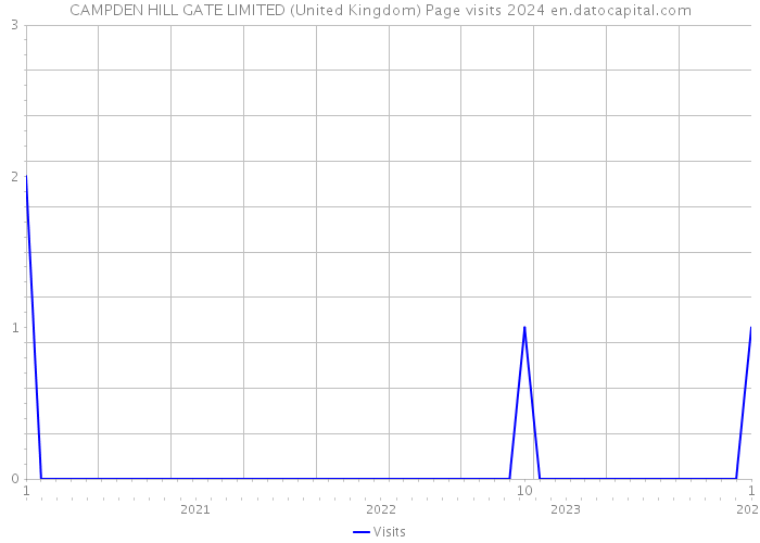 CAMPDEN HILL GATE LIMITED (United Kingdom) Page visits 2024 
