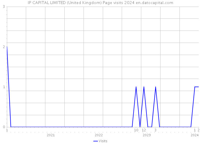 IP CAPITAL LIMITED (United Kingdom) Page visits 2024 