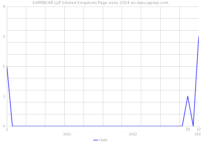 KAPREKAR LLP (United Kingdom) Page visits 2024 