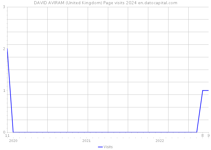 DAVID AVIRAM (United Kingdom) Page visits 2024 