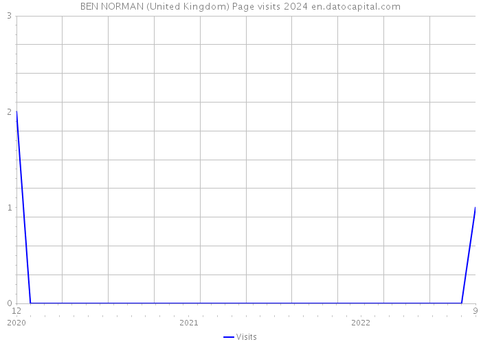 BEN NORMAN (United Kingdom) Page visits 2024 