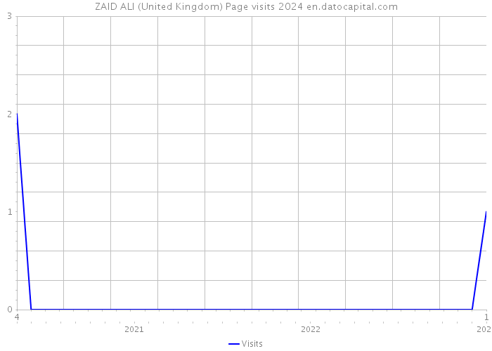 ZAID ALI (United Kingdom) Page visits 2024 