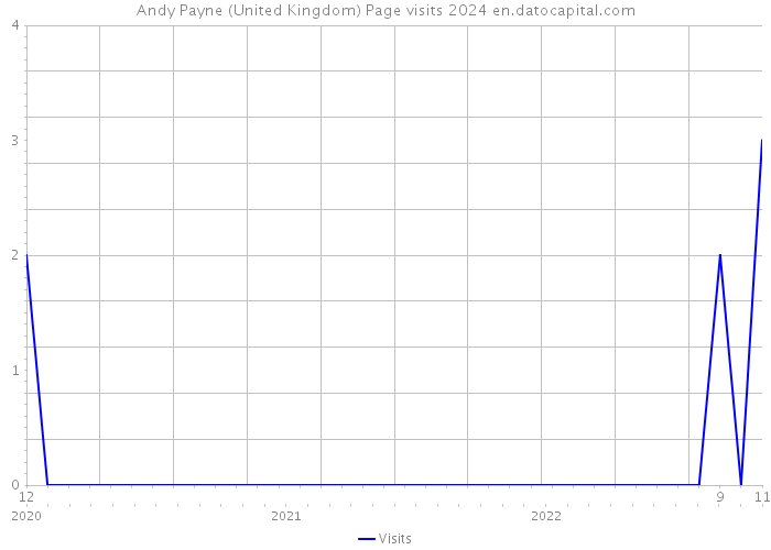 Andy Payne (United Kingdom) Page visits 2024 