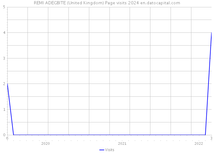 REMI ADEGBITE (United Kingdom) Page visits 2024 