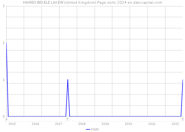 HAMEN BEKELE LAKEW (United Kingdom) Page visits 2024 