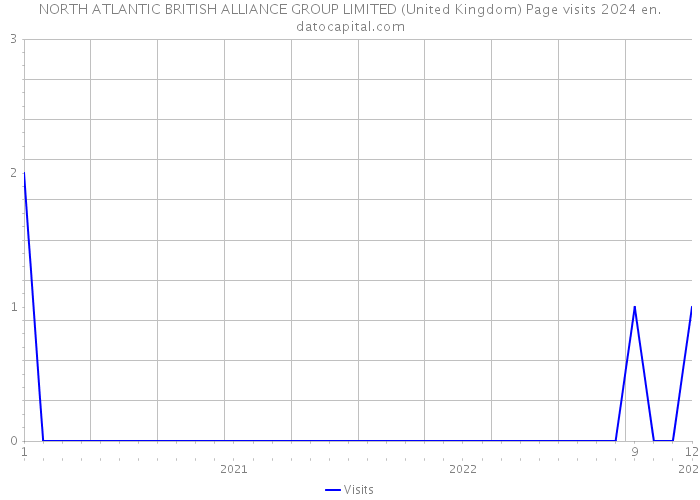 NORTH ATLANTIC BRITISH ALLIANCE GROUP LIMITED (United Kingdom) Page visits 2024 