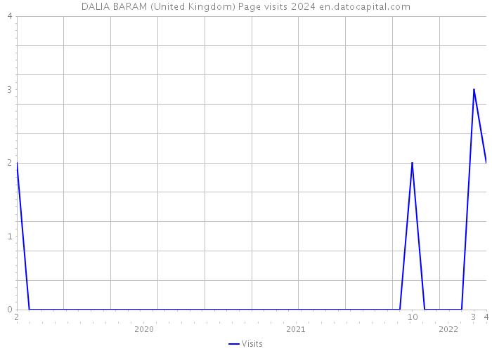 DALIA BARAM (United Kingdom) Page visits 2024 