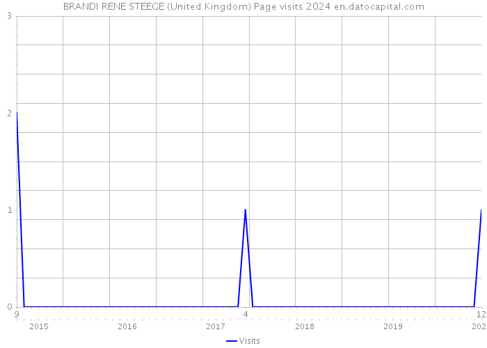 BRANDI RENE STEEGE (United Kingdom) Page visits 2024 