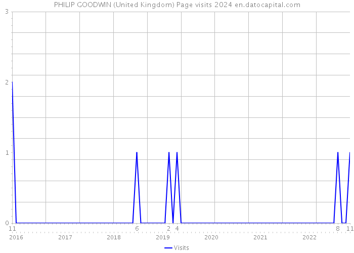 PHILIP GOODWIN (United Kingdom) Page visits 2024 