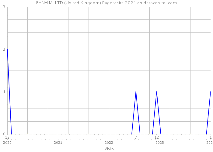 BANH MI LTD (United Kingdom) Page visits 2024 