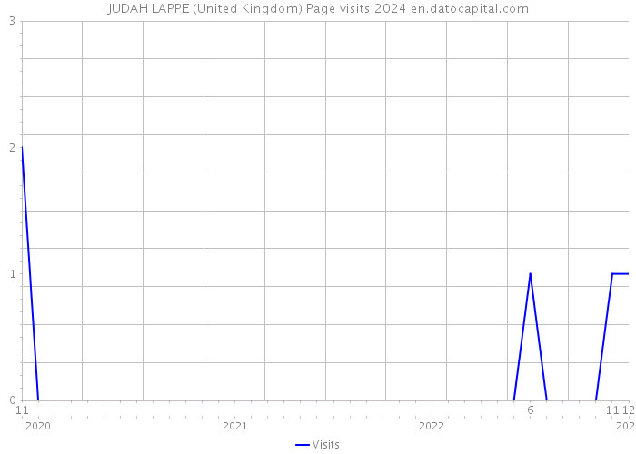 JUDAH LAPPE (United Kingdom) Page visits 2024 