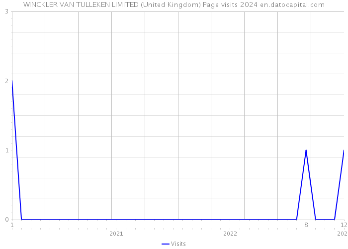 WINCKLER VAN TULLEKEN LIMITED (United Kingdom) Page visits 2024 
