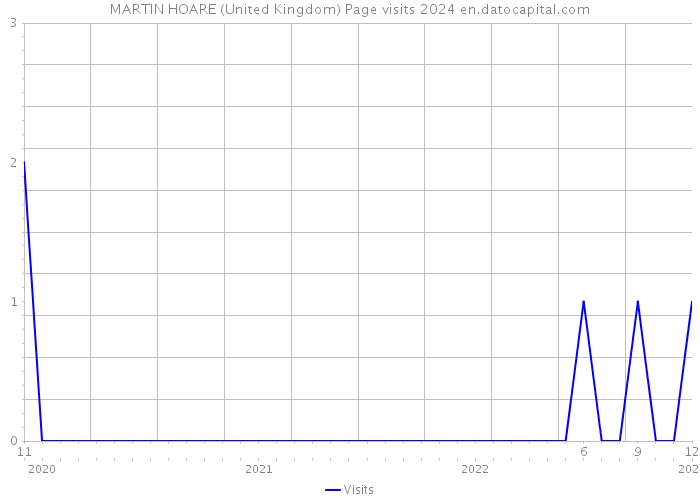 MARTIN HOARE (United Kingdom) Page visits 2024 