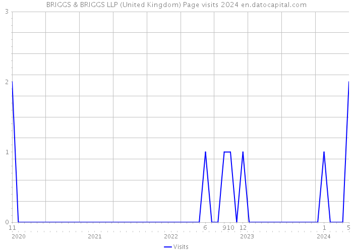 BRIGGS & BRIGGS LLP (United Kingdom) Page visits 2024 