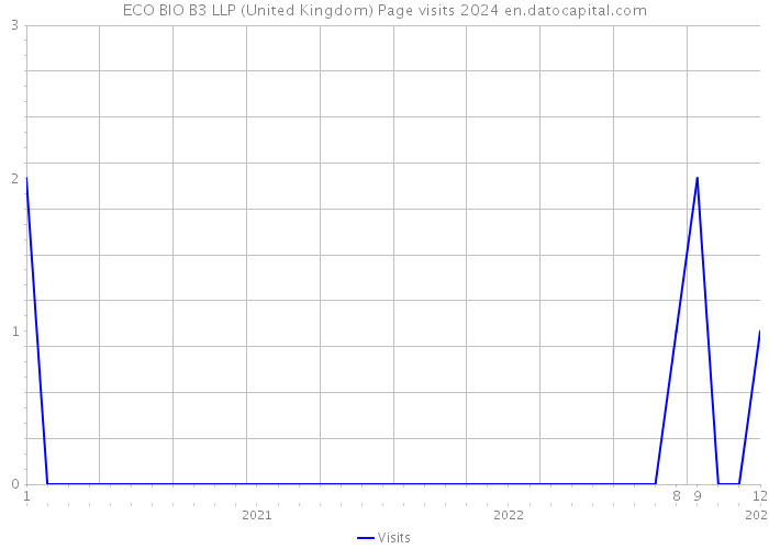 ECO BIO B3 LLP (United Kingdom) Page visits 2024 