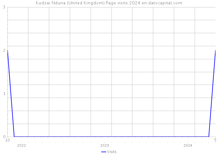Kudzai Nduna (United Kingdom) Page visits 2024 