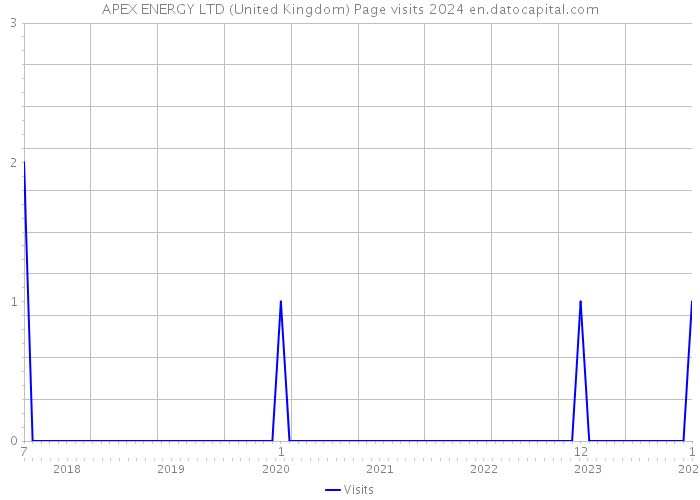 APEX ENERGY LTD (United Kingdom) Page visits 2024 