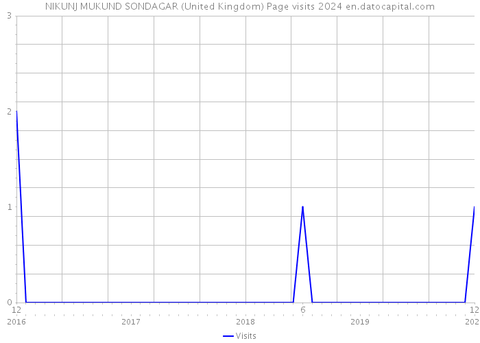 NIKUNJ MUKUND SONDAGAR (United Kingdom) Page visits 2024 