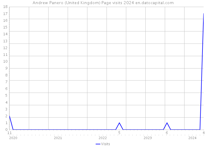 Andrew Panero (United Kingdom) Page visits 2024 