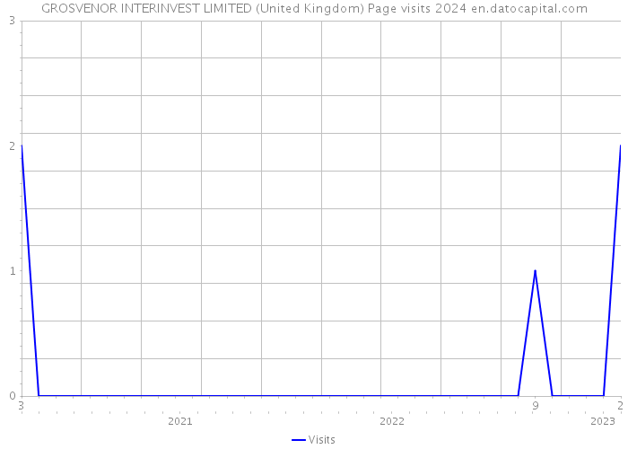 GROSVENOR INTERINVEST LIMITED (United Kingdom) Page visits 2024 