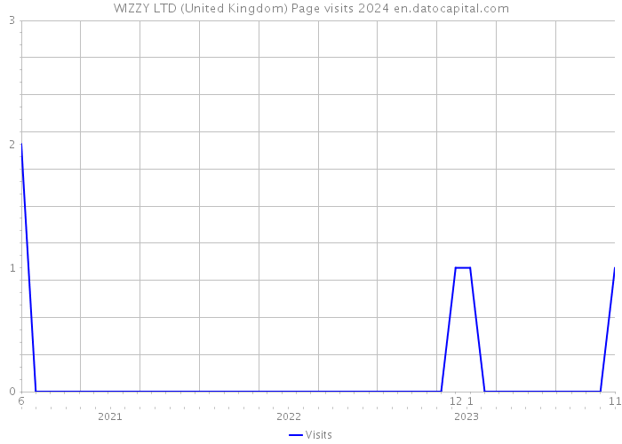 WIZZY LTD (United Kingdom) Page visits 2024 