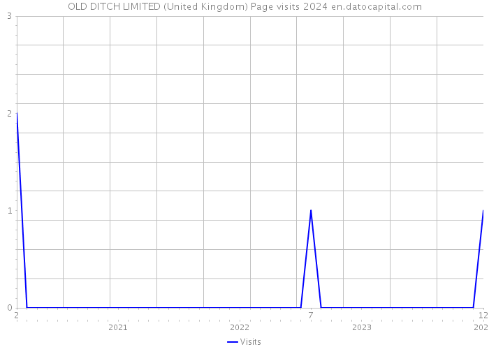 OLD DITCH LIMITED (United Kingdom) Page visits 2024 