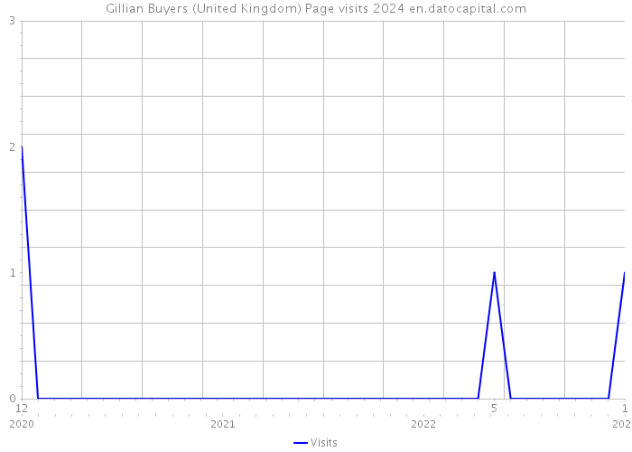 Gillian Buyers (United Kingdom) Page visits 2024 