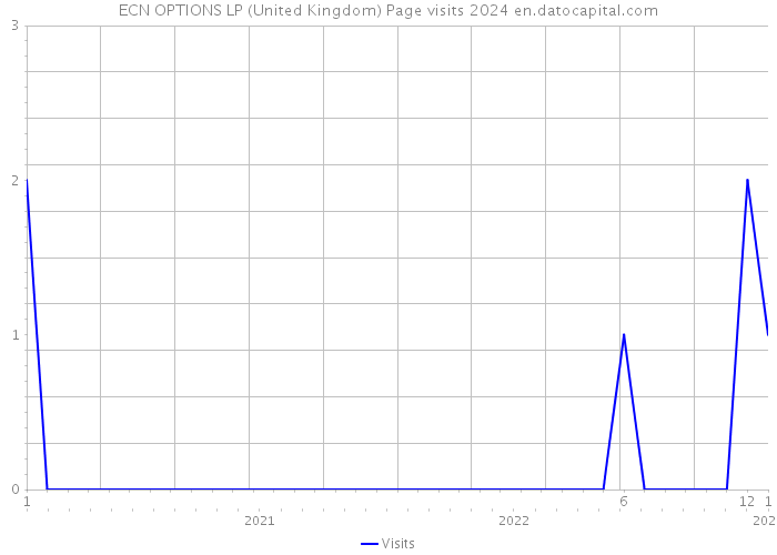 ECN OPTIONS LP (United Kingdom) Page visits 2024 