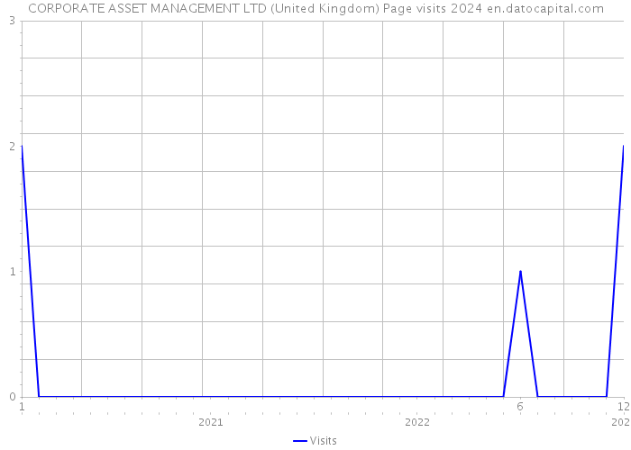 CORPORATE ASSET MANAGEMENT LTD (United Kingdom) Page visits 2024 