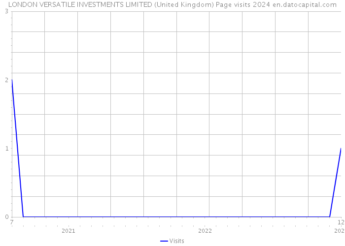 LONDON VERSATILE INVESTMENTS LIMITED (United Kingdom) Page visits 2024 