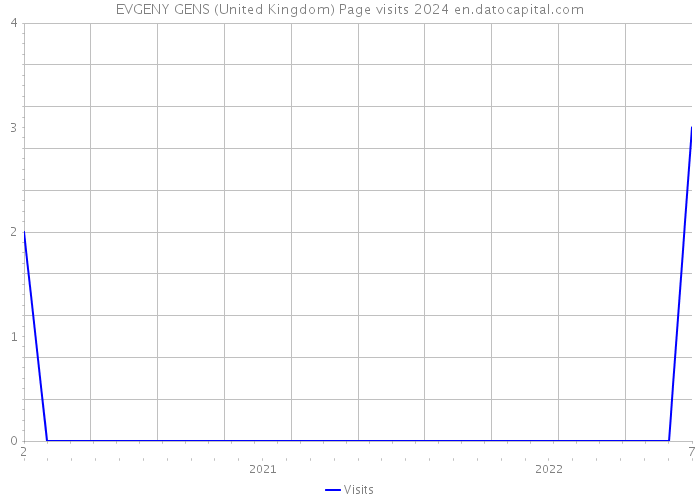 EVGENY GENS (United Kingdom) Page visits 2024 