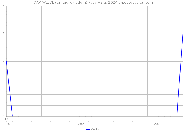 JOAR WELDE (United Kingdom) Page visits 2024 