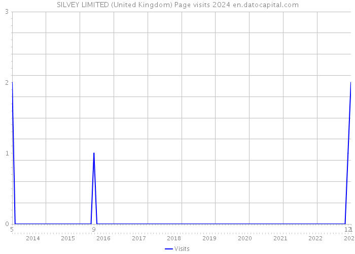 SILVEY LIMITED (United Kingdom) Page visits 2024 