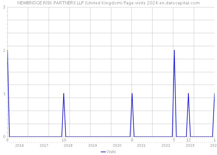 NEWBRIDGE RISK PARTNERS LLP (United Kingdom) Page visits 2024 